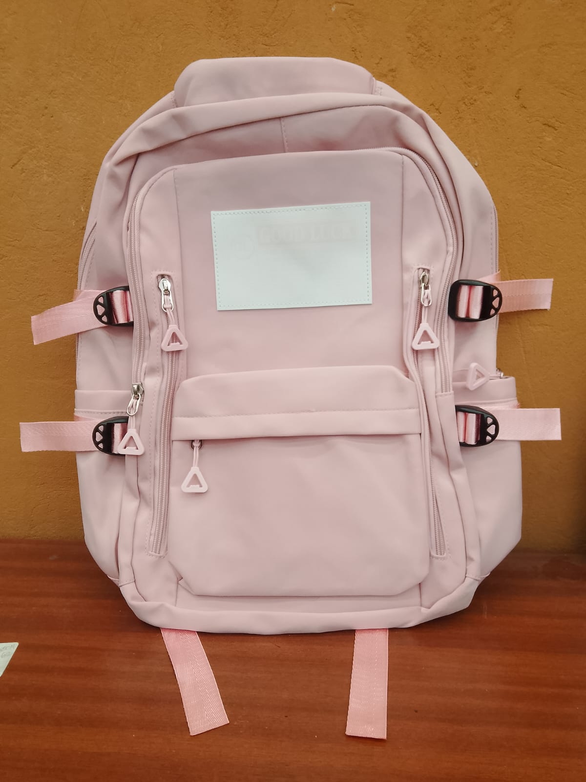 MOCHILA ESCOLAR DESIGN PINK 43X28X13 CM