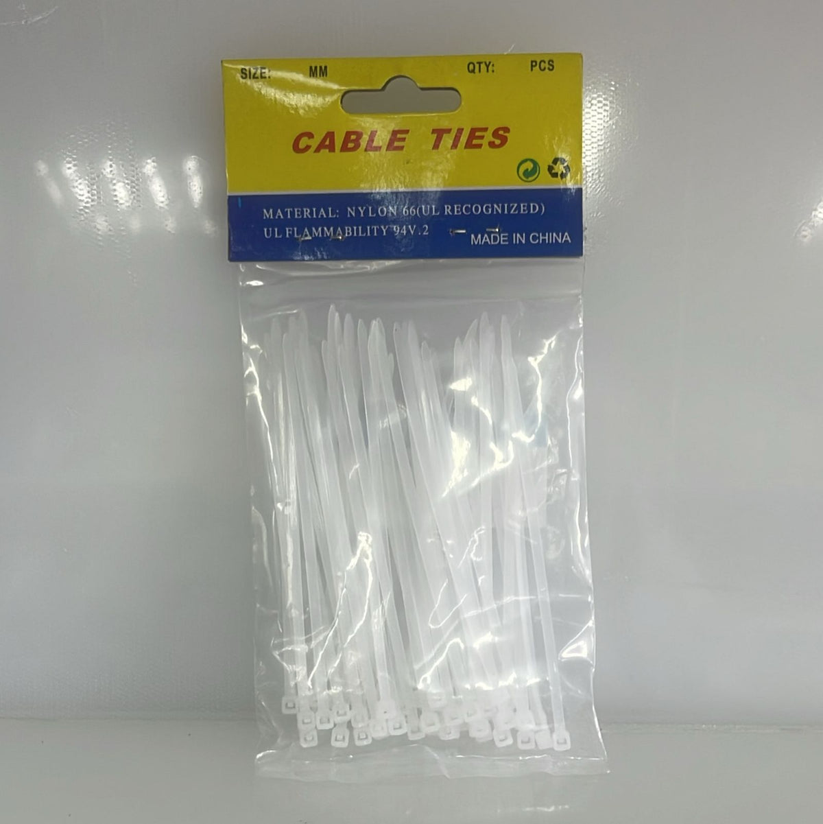 ABRAZADERA DE PLASTICO DESIGN MOORINGS CORTOS 50 PCS