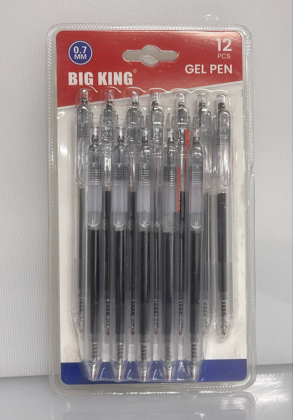 SET X12 DE BOLIGRAFOS DESIGN BIG KING 14 CM PL58-3