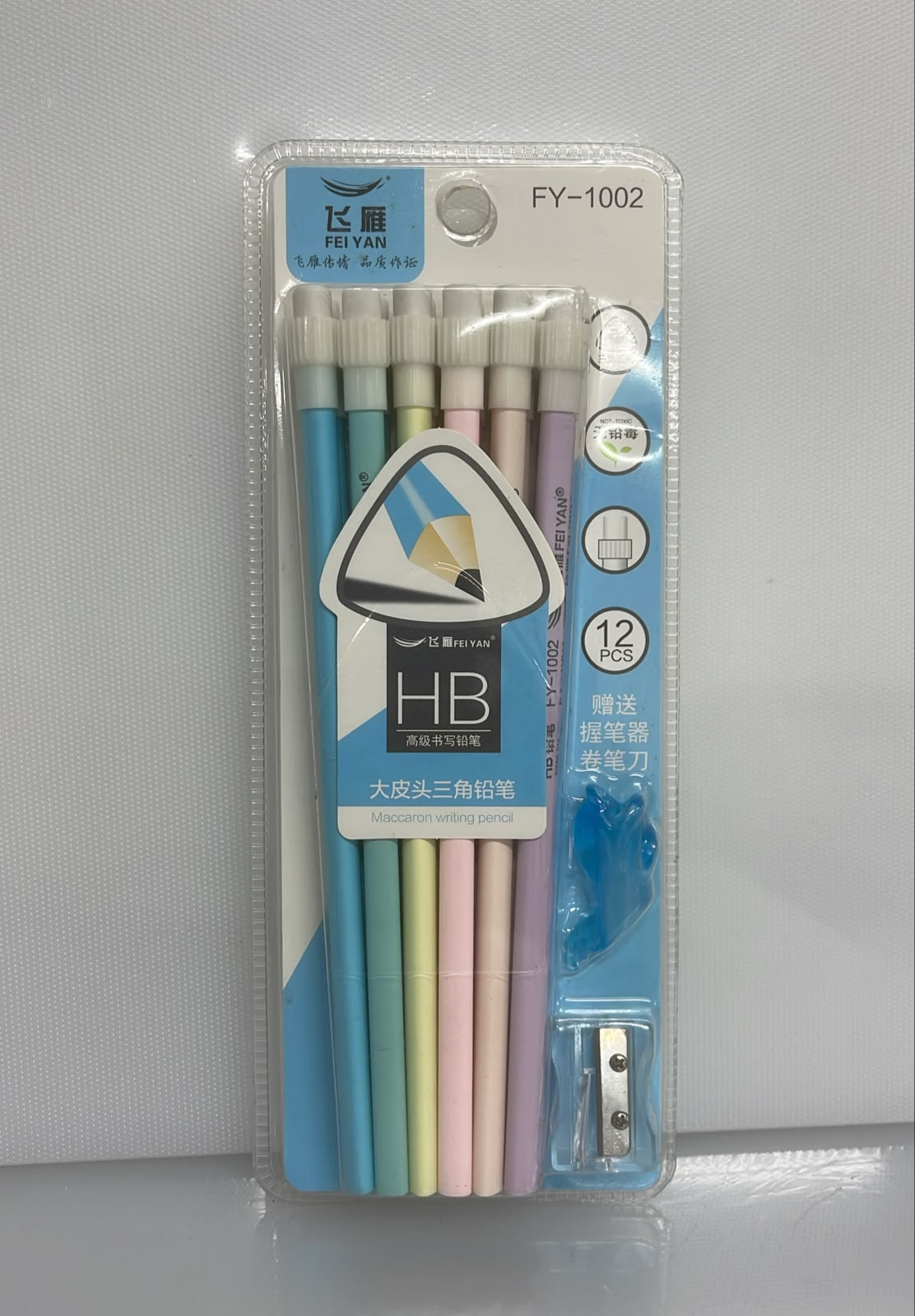 SET X12 DE LAPICES DESIGN RAINBOW 19 CM PL44-13
