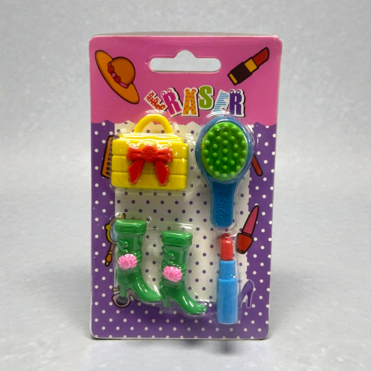 BORRADOR DE PLASTICO DESIGN CUTE GIRL