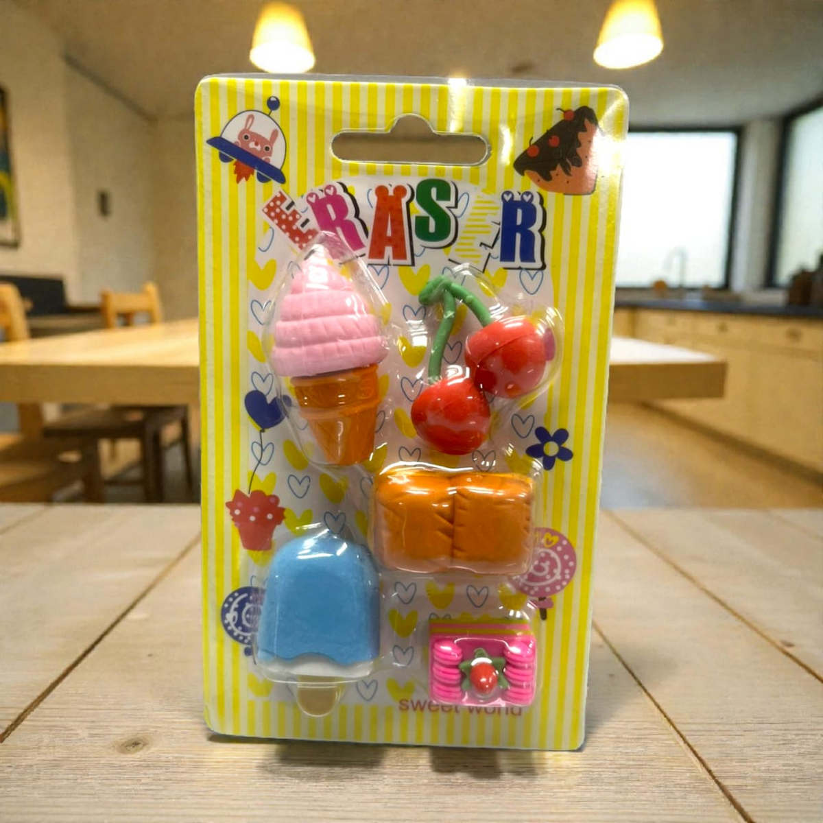 BORRADOR DE PLASTICO DESIGN ICE CREAM - FOOD