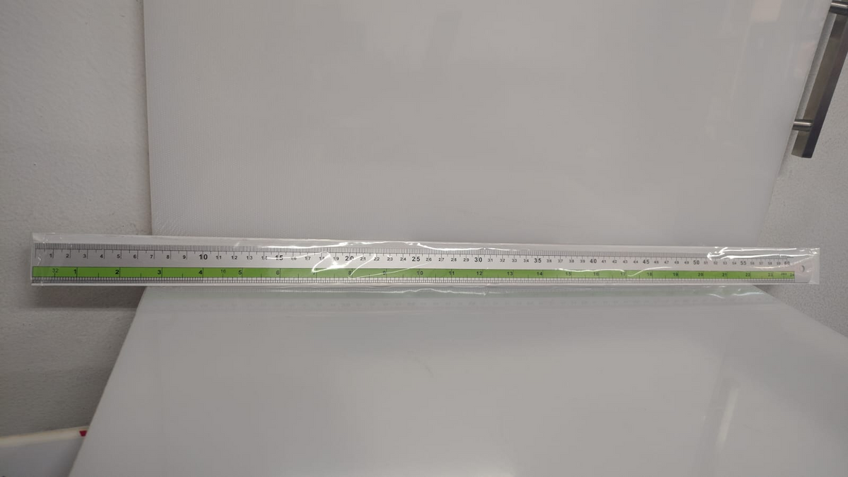 REGLA DE PLASTICO OVERLONG 60 CM PL38-5