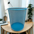 PAPELERA DE METAL DESIGN BLUE 27X31CM REF. PL3016
