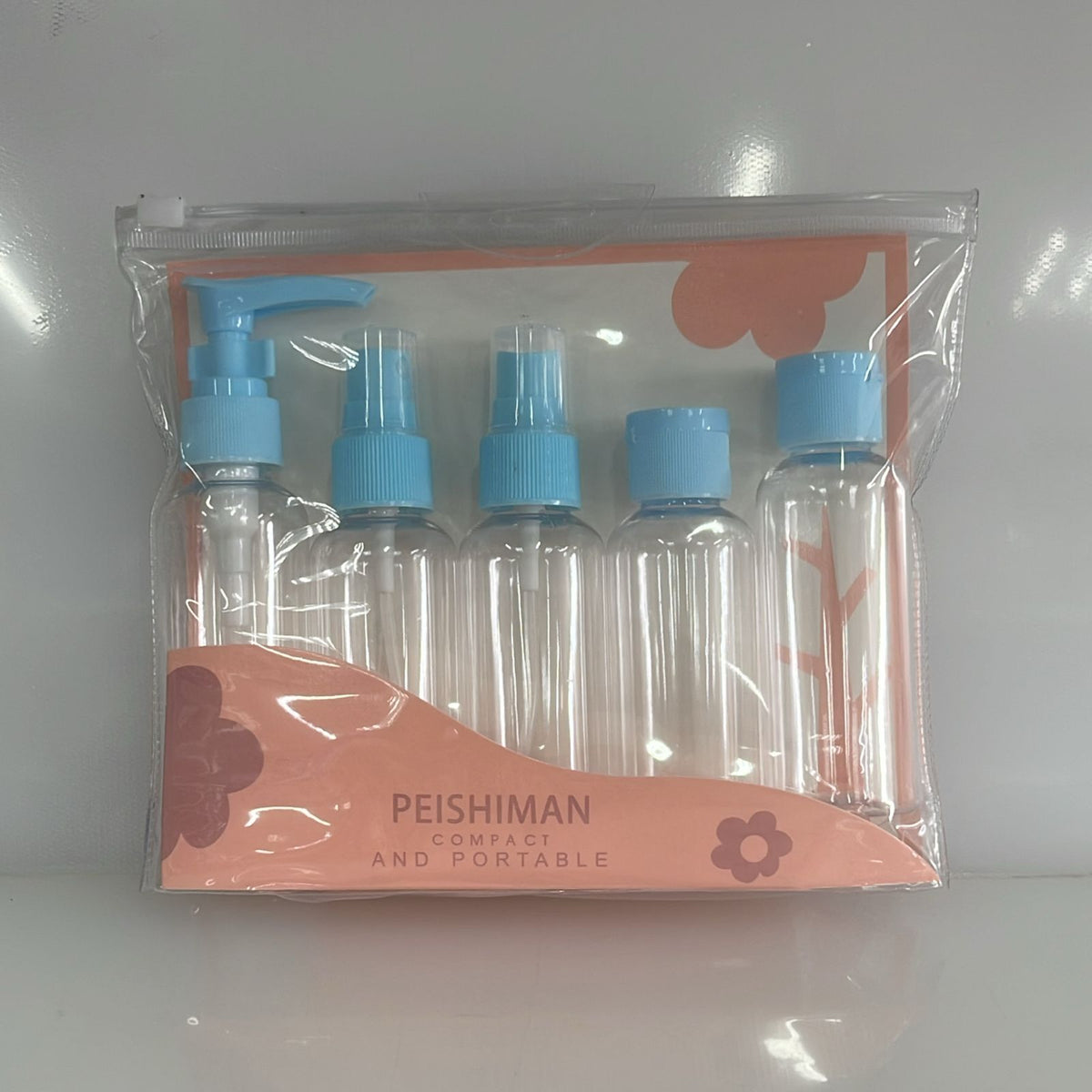 SET X 5 UND DE BOTELLAS DE PLASTICO DESIGN YUHUA PINK