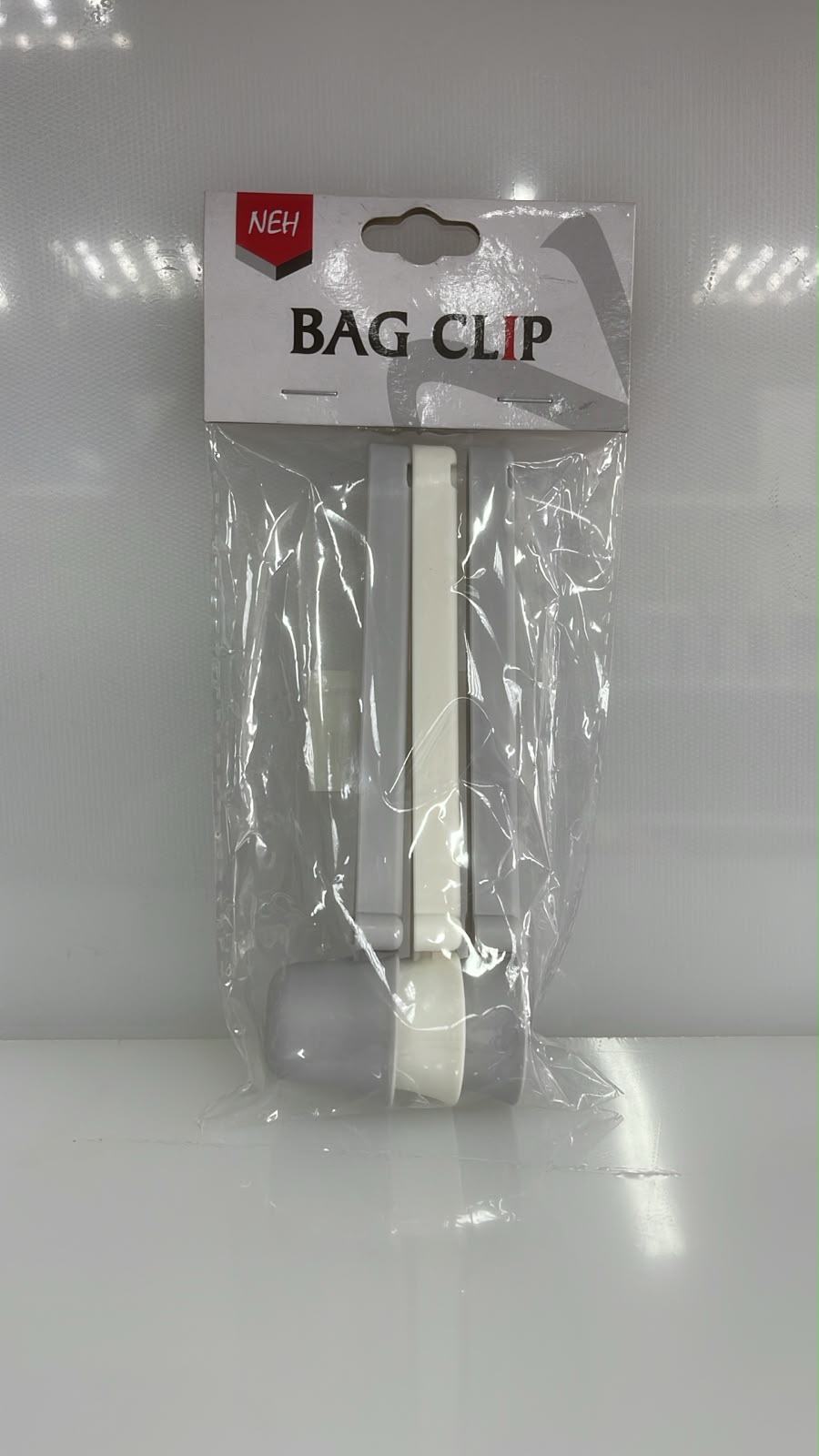 SET X3 CLIPS DE PLASTICO PARA SELLAR BOLSAS 14 CM PL12-6