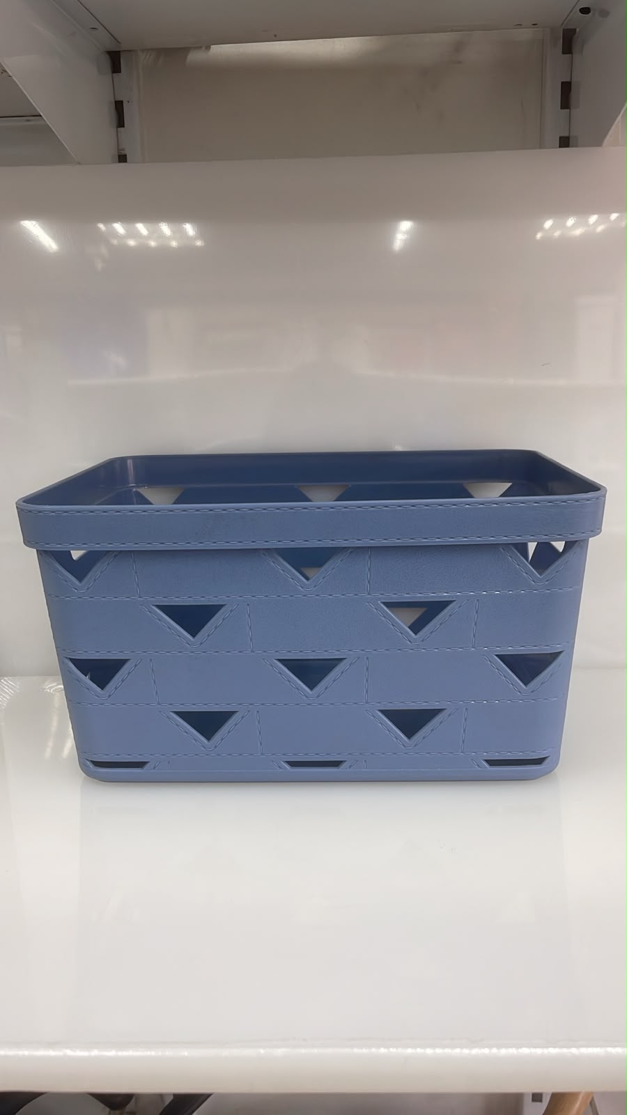 CESTA ORGANIZADORA DE PLASTICO PARA ARMARIOS Y CAJONES 29X21X16 CM PL12-19
