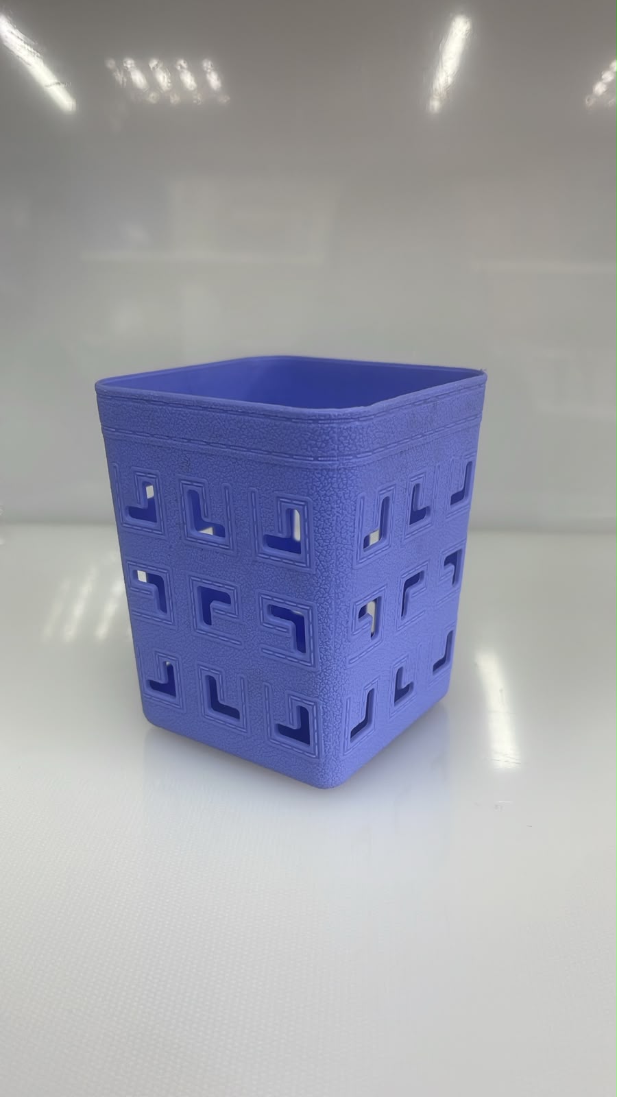 MINI CESTA ORGANIZADORA DE PLASTICO DESIGN URANO MIX COLORS 6X8 CM PL12-21