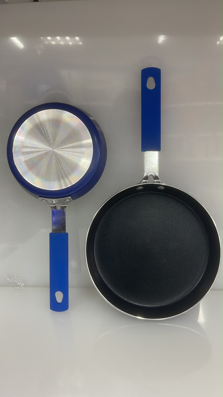 SARTEN DE ACERO INOXIDABLE DESIGN BLUE 16CM