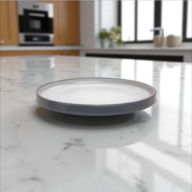 PLATO DE PLASTICO DESIGN ALASKA GREY 17_2CM