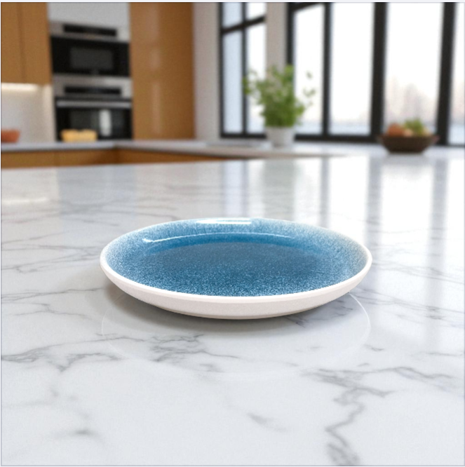 PLATO DE PLASTICO DESIGN ALASKA BLUE 17_2CM