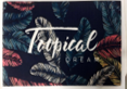 ALFOMBRA DESIGN TROPICAL BLUE 38_58CM
