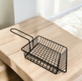 CESTA DECORATIVA METAL LICA DESIGN BLACK 13X12CMREF PL19-1