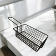(S) CESTA DECORATIVA METAL LICA DESIGN BLACK 16X10X5CM REF PL19-27