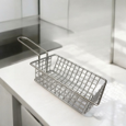 (S) CESTA DECORATIVA EN ACERO DESIGN SILVER 16X10X5CM REF PL19-28