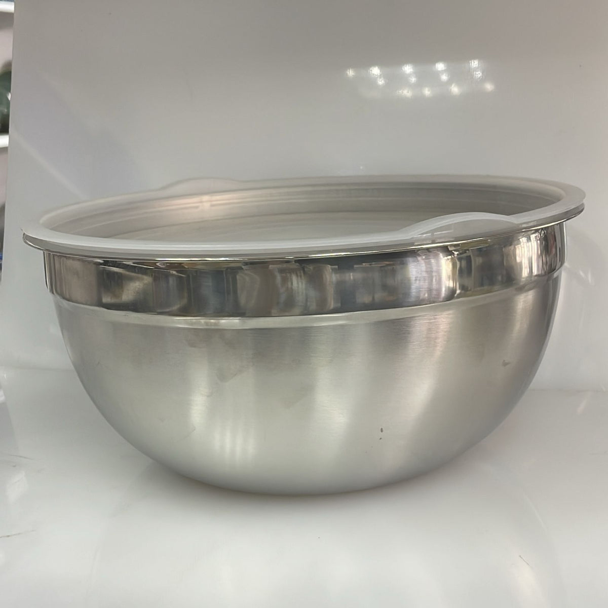 RECIPIENTE DE ACERO INOXIDABLE CON TAPA DE PLASTICO 30CM