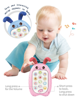 (N34) TELEFONO DIDACTICO BABY CONEJO