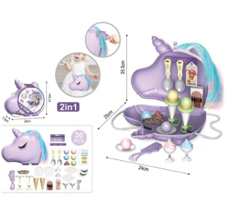 N5621-25786 SET ICE CREAM UNICORN