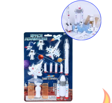 N6002-163-2 SET ASTRONAUTA DE JUGUETE