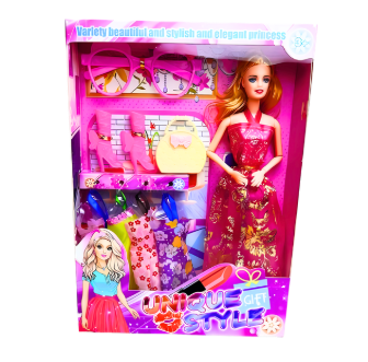 N5426-376C3 MUNECA FASHION CON ACCESORIOS