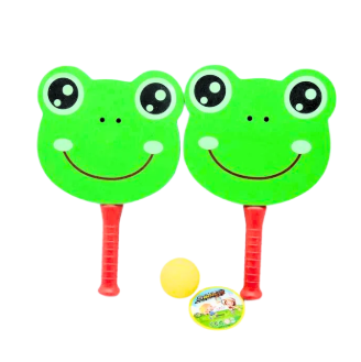 N6047-6688-5 JUEGO DE RAQUETA RANA