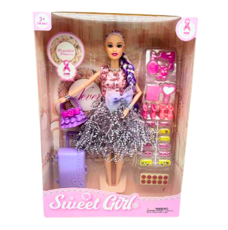 N5538-P0016 MUNECA JULY CON ACCESORIOS