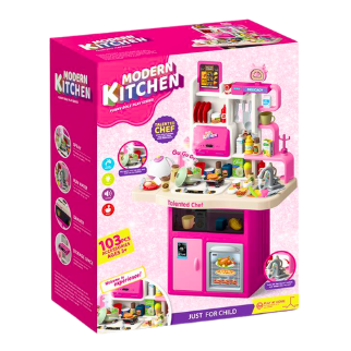 N6348 COCINA MODERN KITCHEN 102X705X315 CM 115 PCS