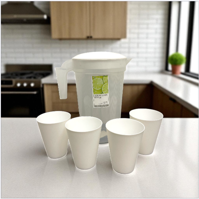 SET JARRA 2LTRS MAS 4 VASOS PB11-69
