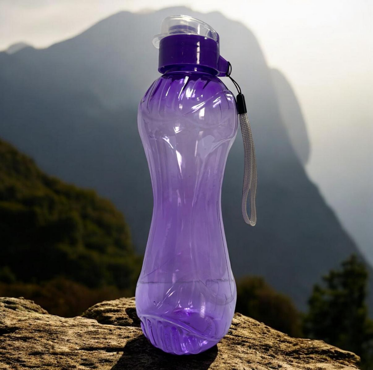 BOTELLA CON STICKERS THIN CURVE 700ML 23CM PB30-7