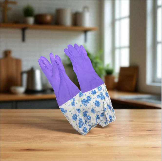 GUANTES COCINA PURPLE TALLA L LARGO 12996-2