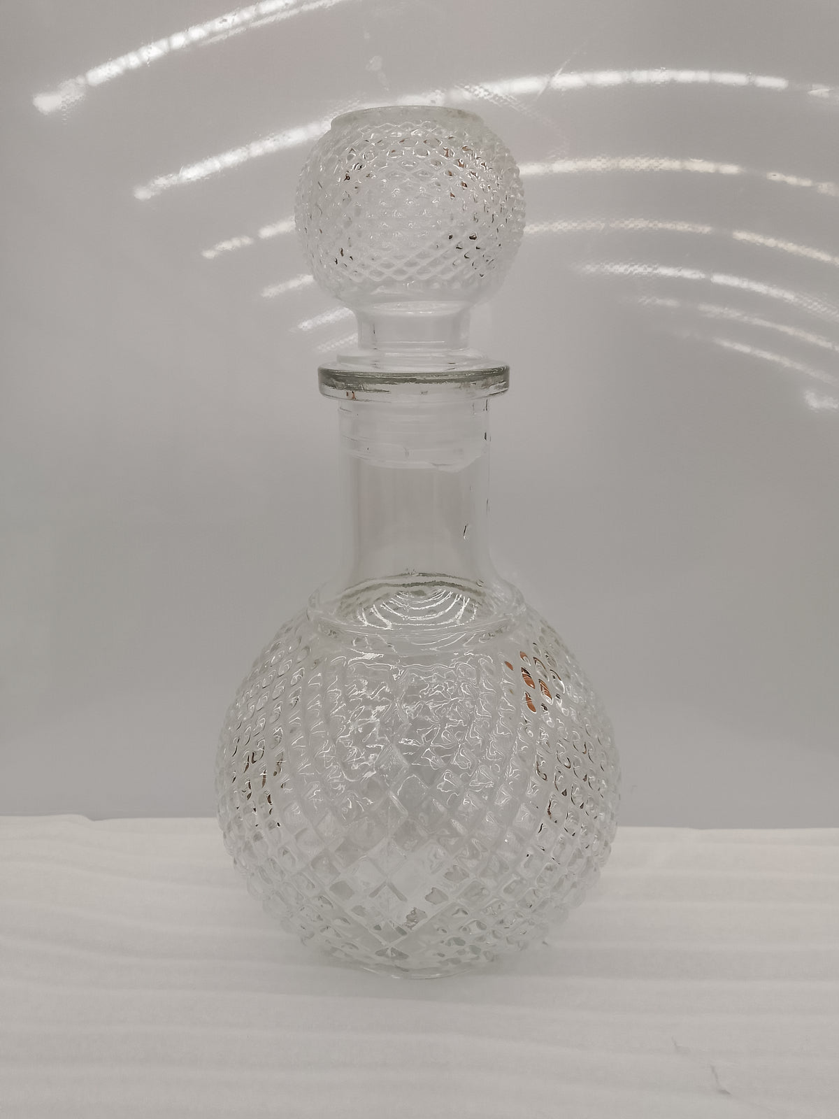 LICORERA EN VIDRIO MEDIANA SJ008-2 22X6 CM 500 ML