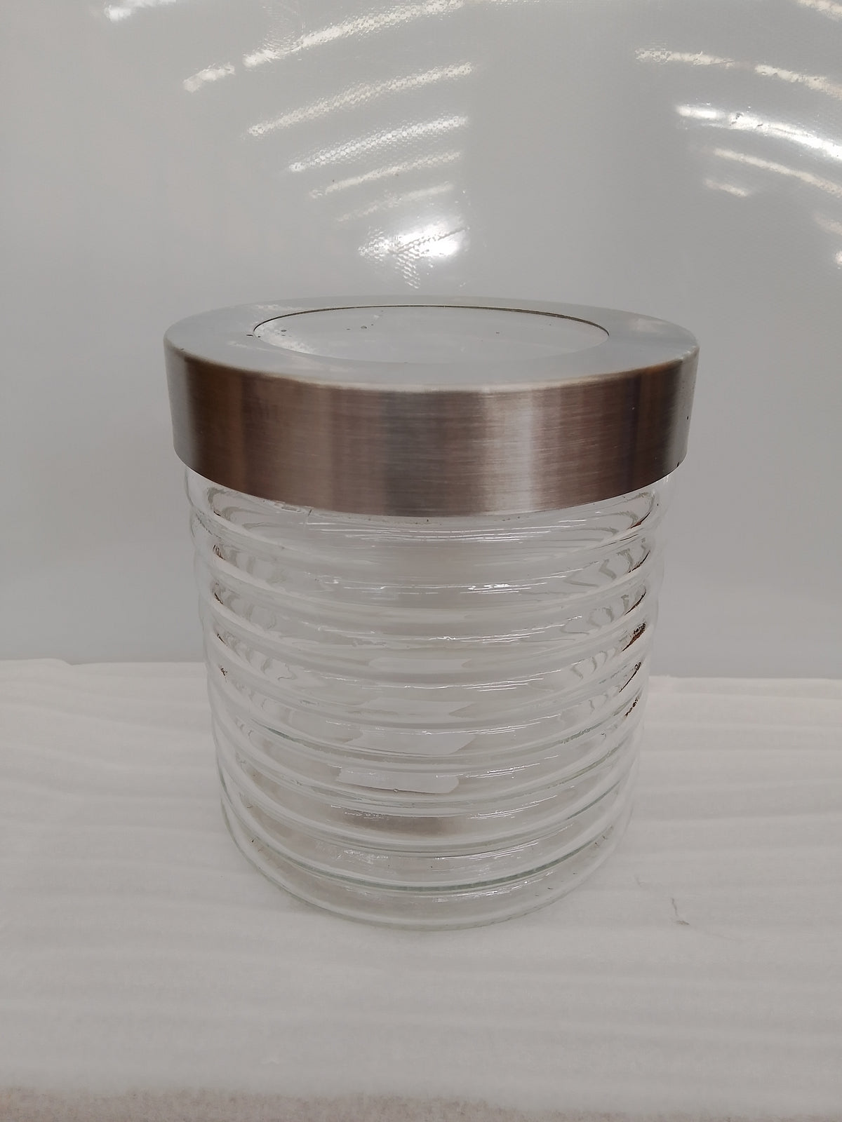 RECIPIENTE EN VIDRIO DESIGN 1089Y-H 12X11 CM 700 ML