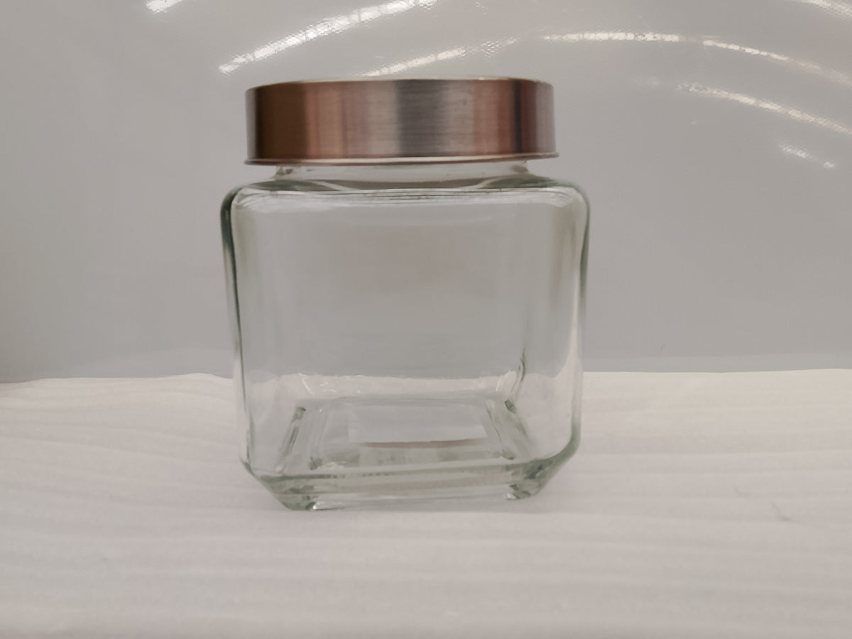 RECIPIENTE EN VIDRIO DESIGN 9907B-3 11X8 CM 500 ML