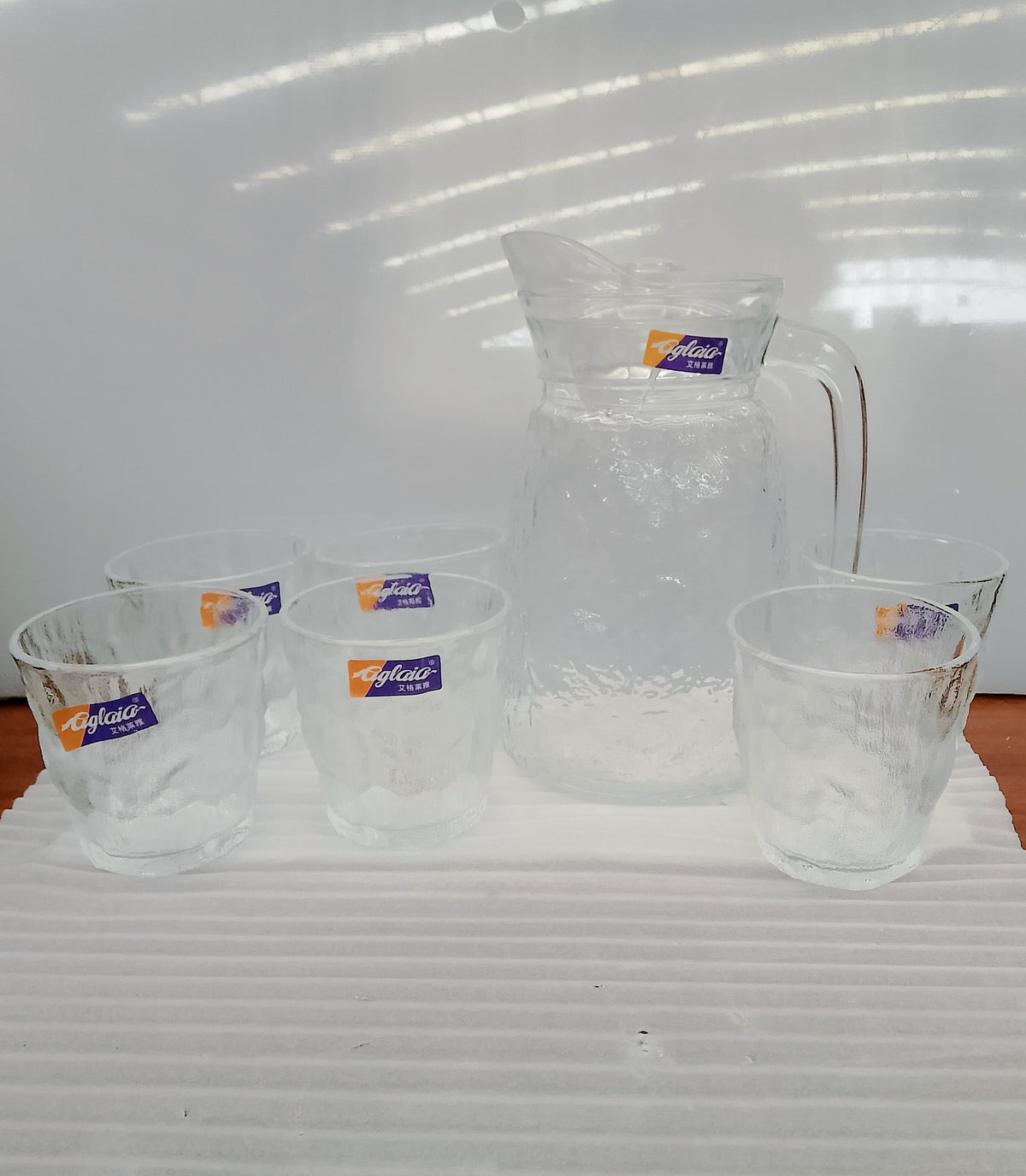 SET JARRA MAS VASOS 7 PCS A-EH1009-2A/L7