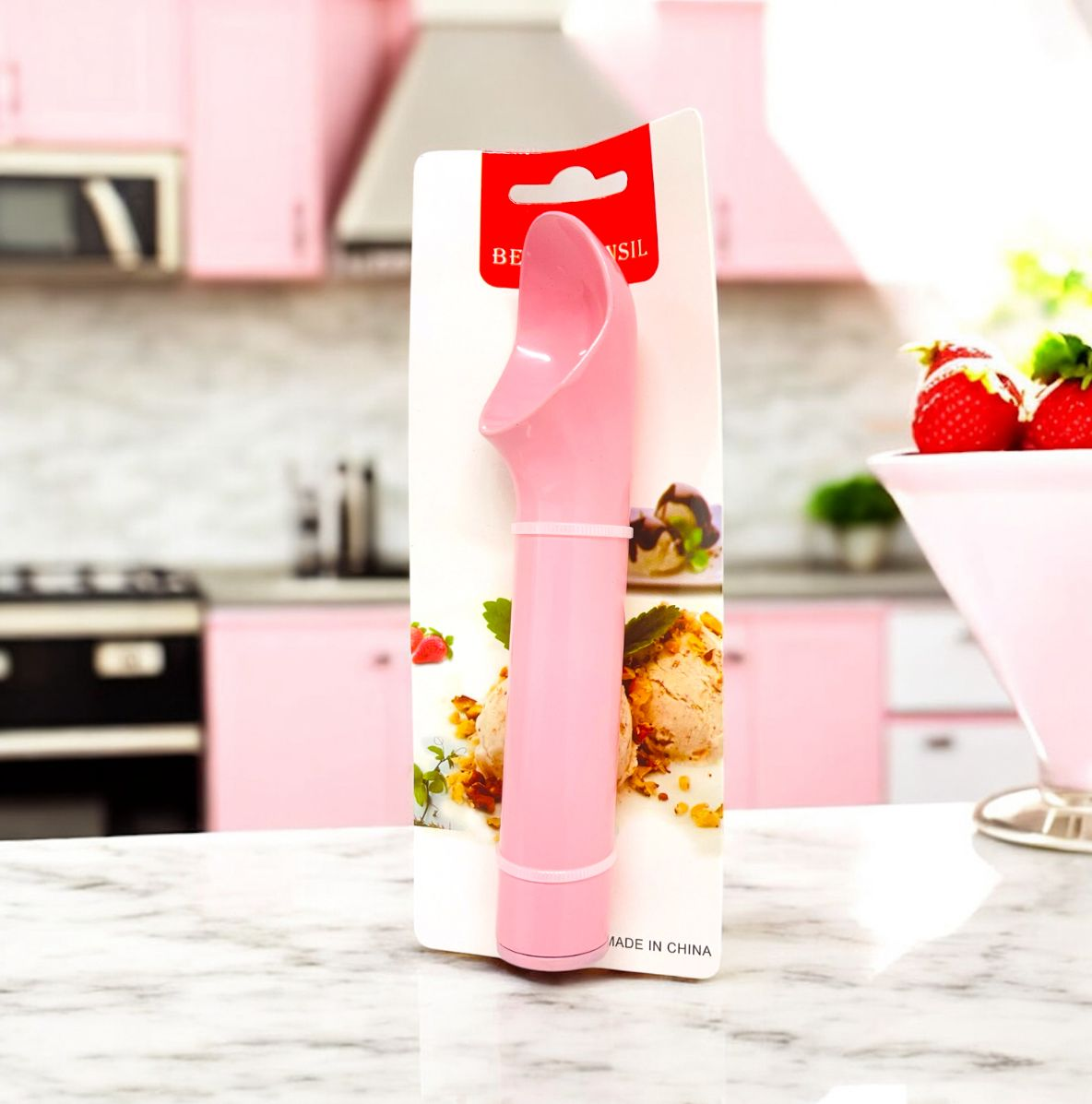 CUCHARA PARA HELADO PINK MXP-2 - 18_2 CM