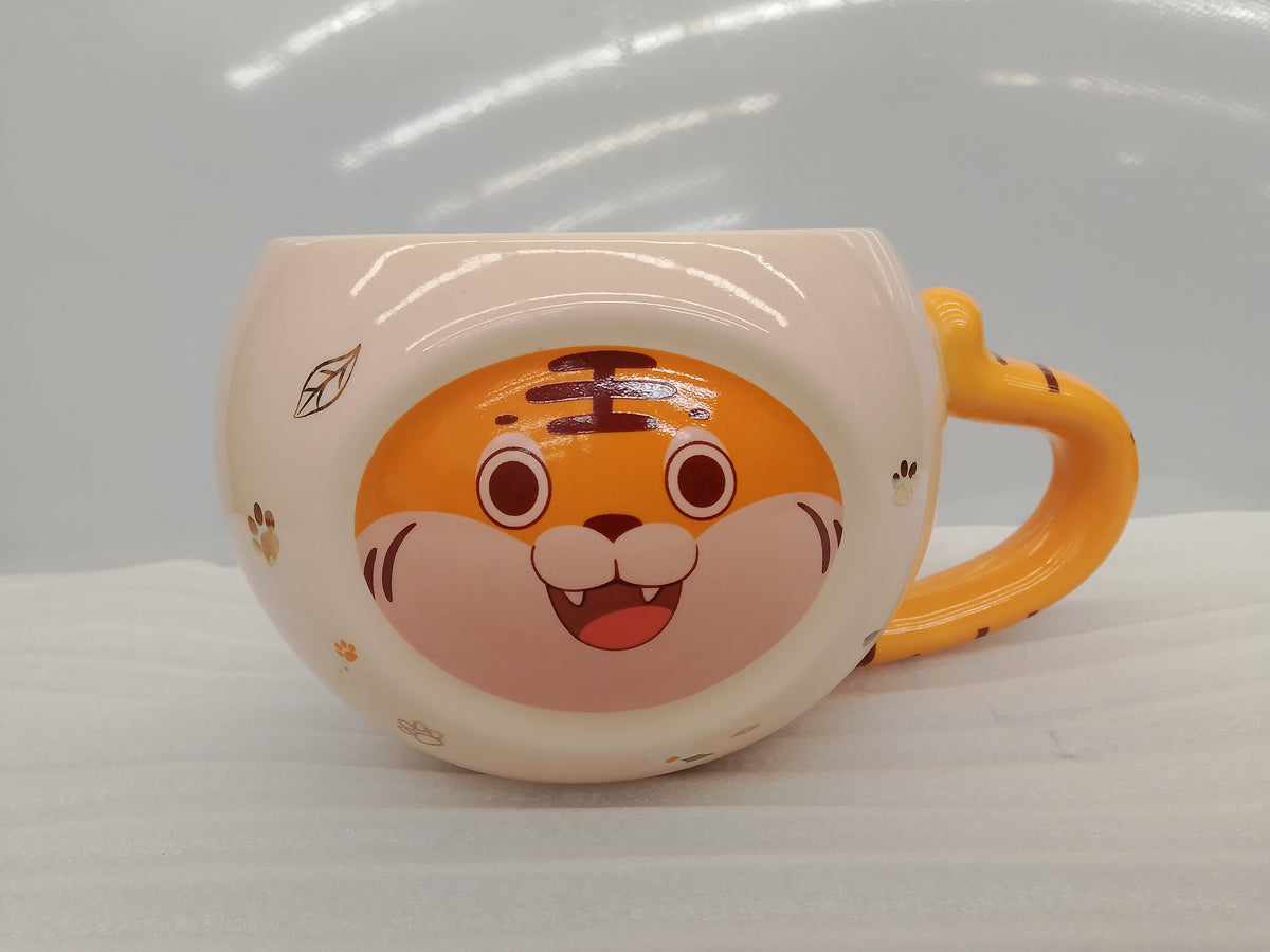 MUG HAPPY TIGER 8X7 CM 400 ML JM-209