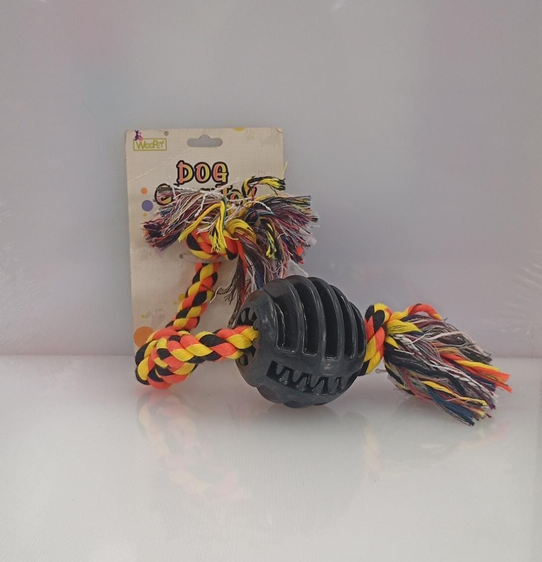 (S)JUGUETE BLACK CON CUERDA PARA MASCOTASPEQUENA D7CM PB68-90