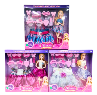 N5562-1808-1 MUNECA VISTE CON ACCESORIOS