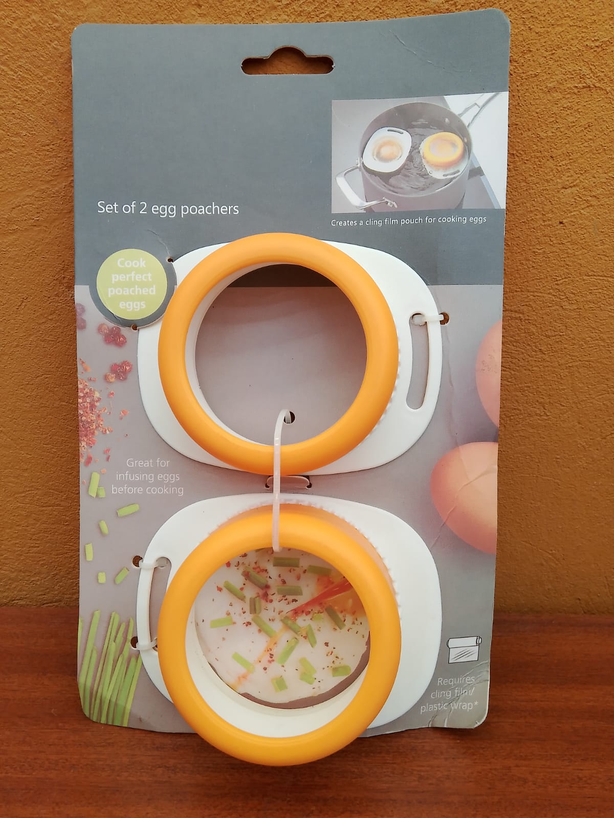 SET X2 PARA HUEVOS POCHE 4X7X14 CM
