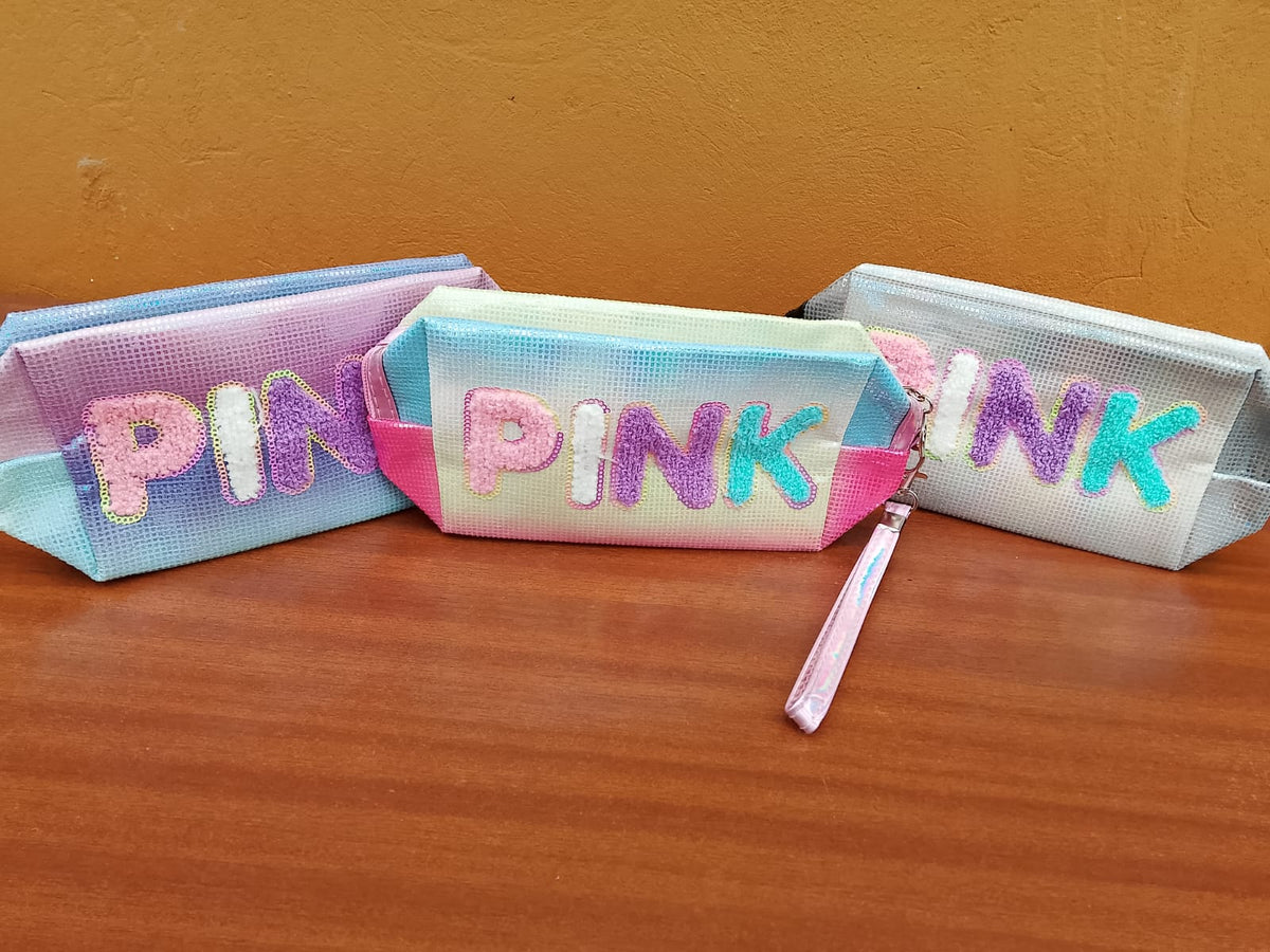 ESTUCHE DESIGN PINK 10X7X21 CM