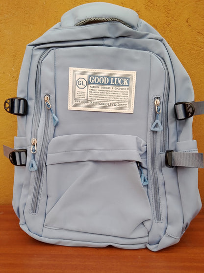 MOCHILA ESCOLAR DESIGN BLUE 43X28X13 CM