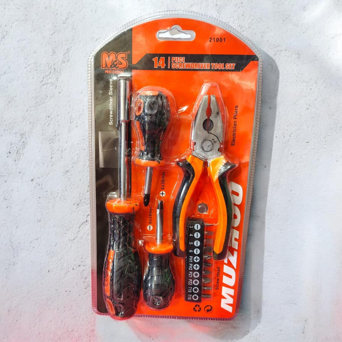 SET DE HERRAMIENTAS 14 PCS