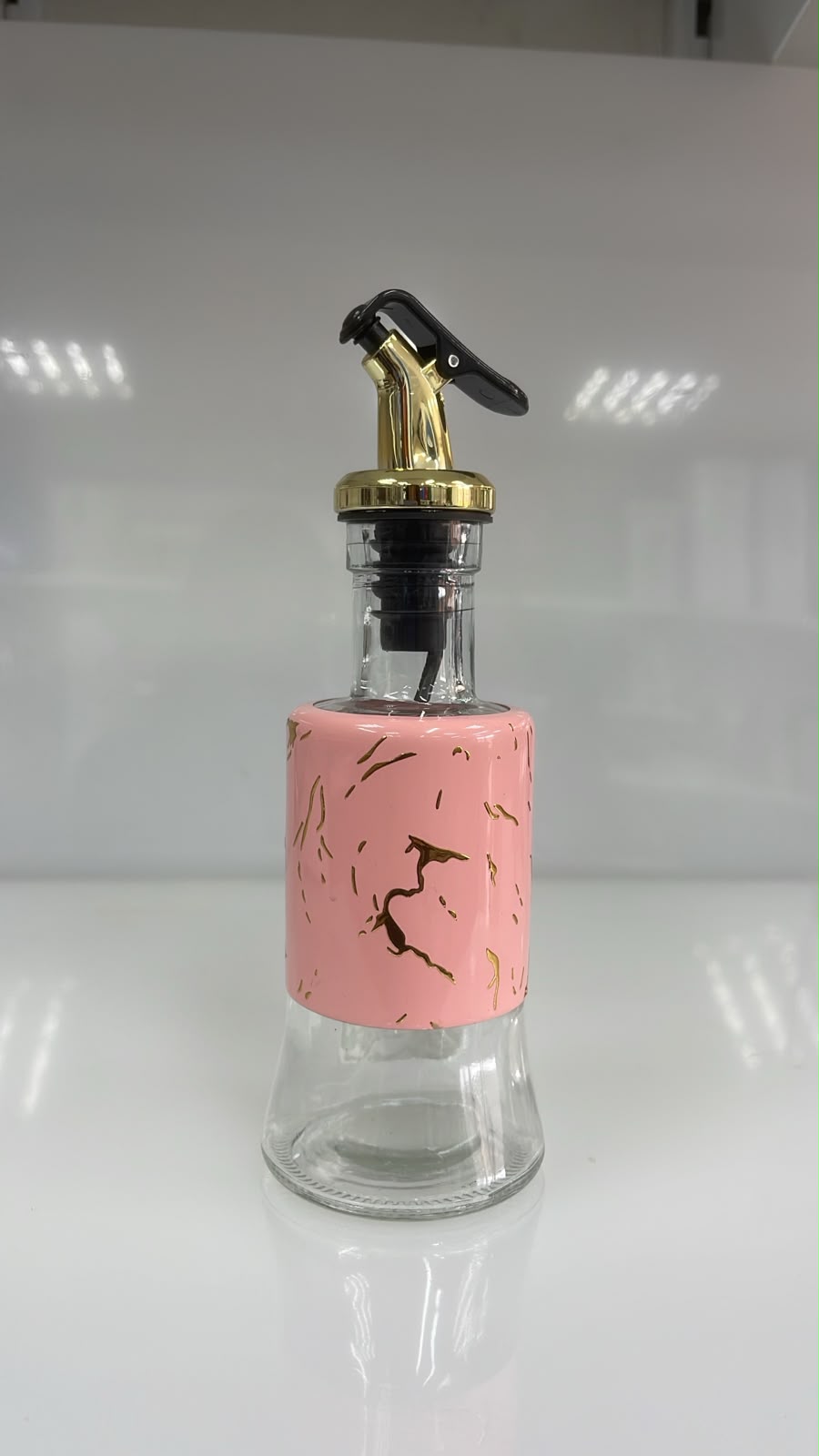 DISPENSADOR DE VIDRIO DESIGN DAIMONT BLACK 20X6 CM 200 ML