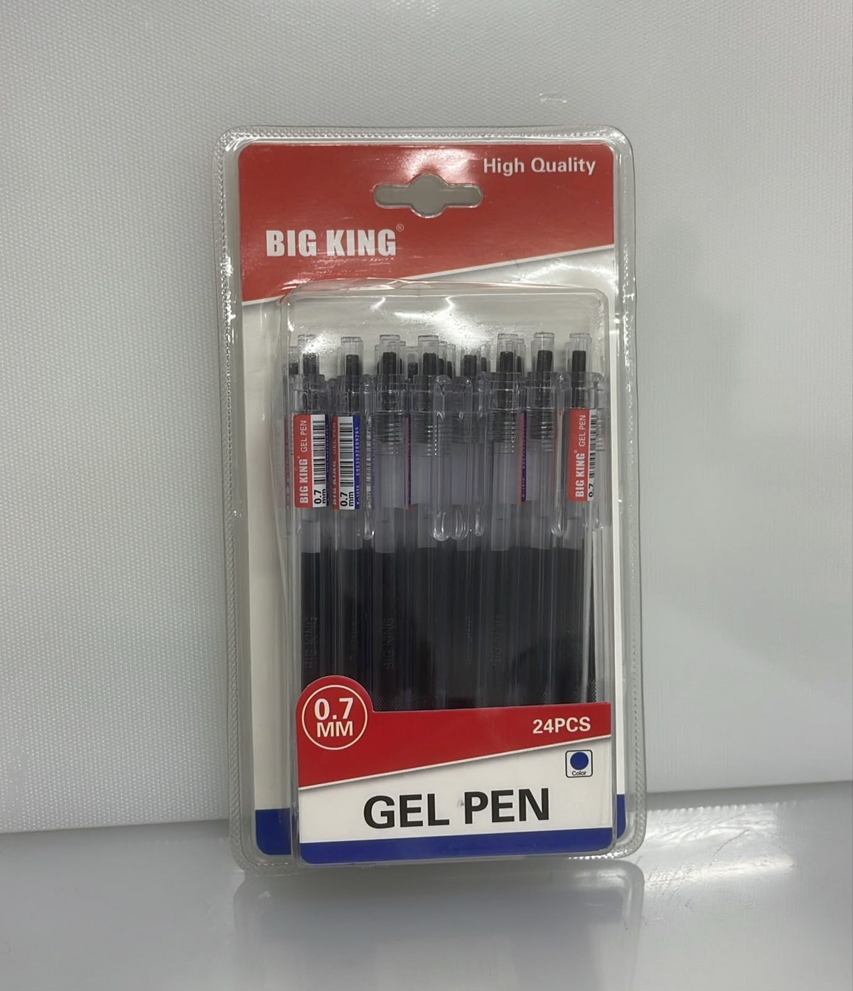 SET X24 DE BOLIGRAFOS DESIGN BIG KING GEL 14 CM PL58-4