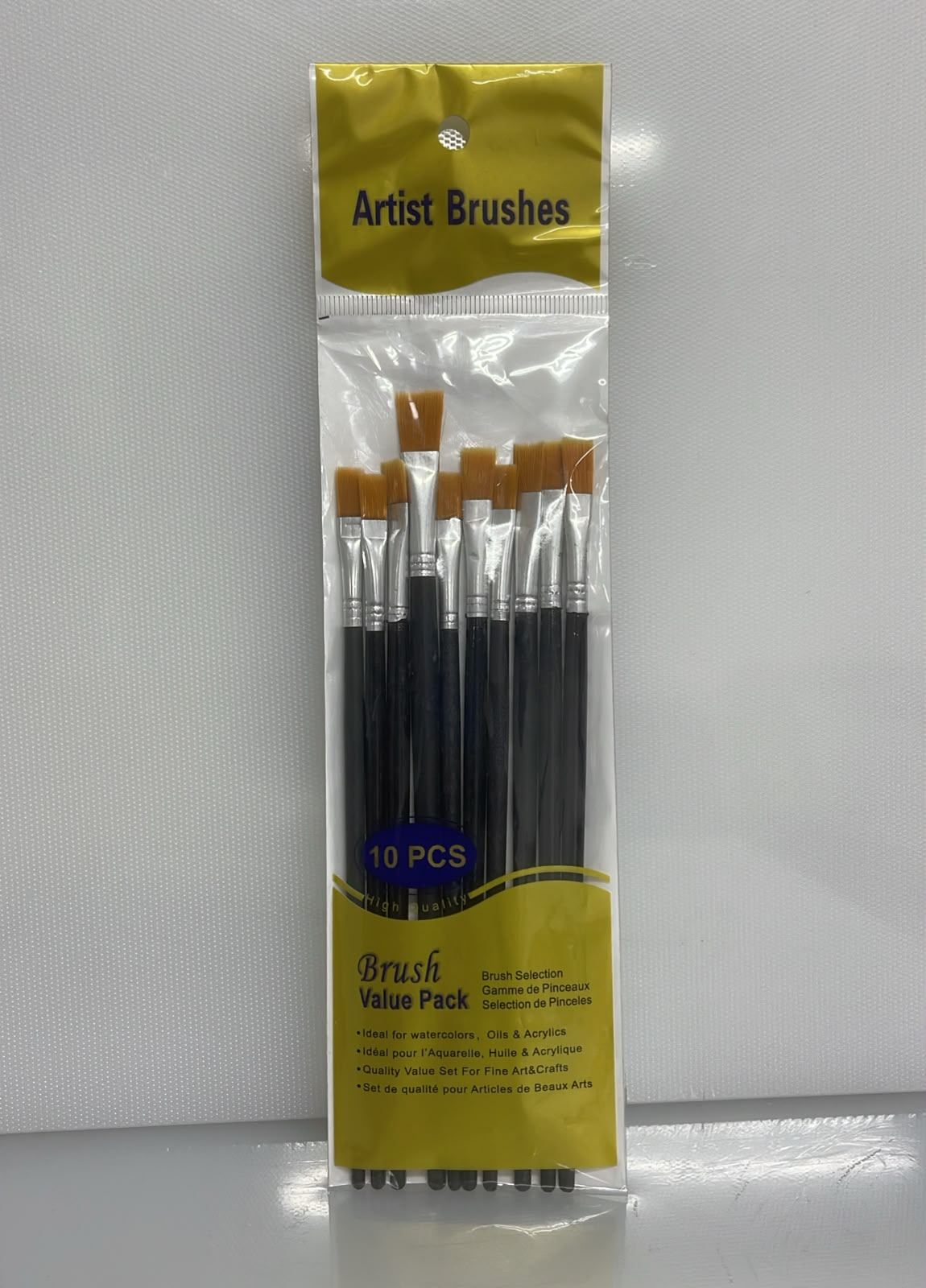 SET X12 DE PINCELES PARA PINTURA DESIGN ARTIST BRUSHES 18 CM PL61-10