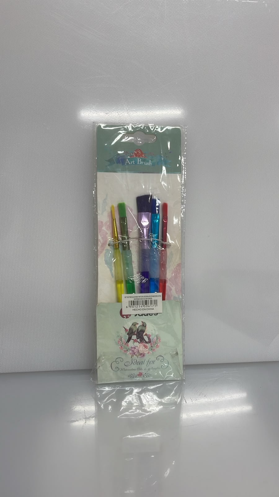 SET X5 DE PINCELES PARA PINTURA DESIGN ARTIST MODERN 18 CM PL61-7