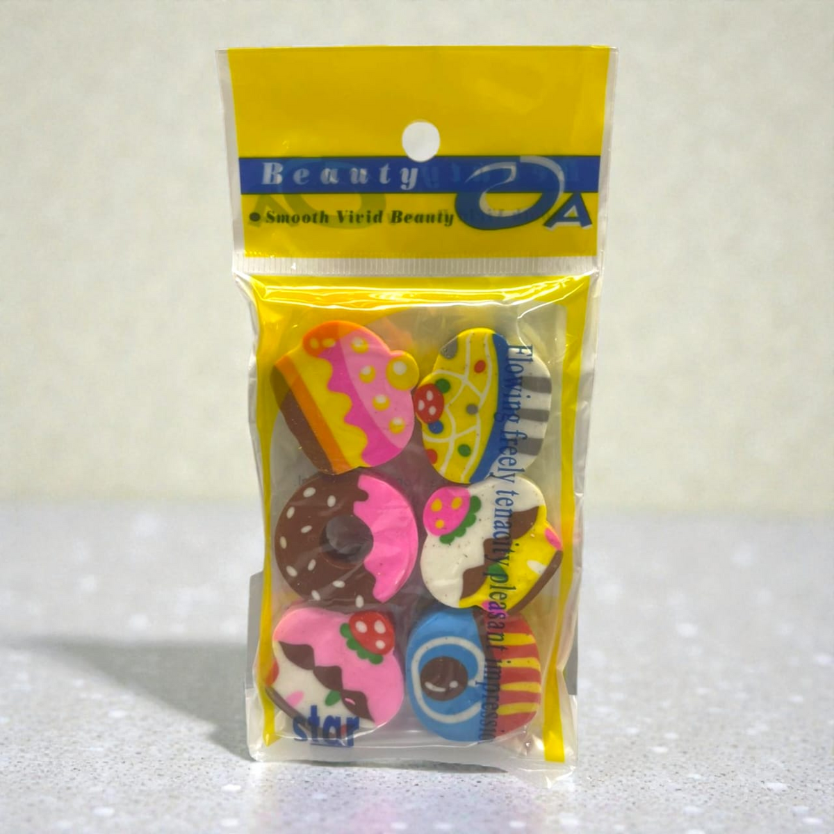 SET X 6 UND BORRADOR DE PLASTICO DESIGN COOKIES