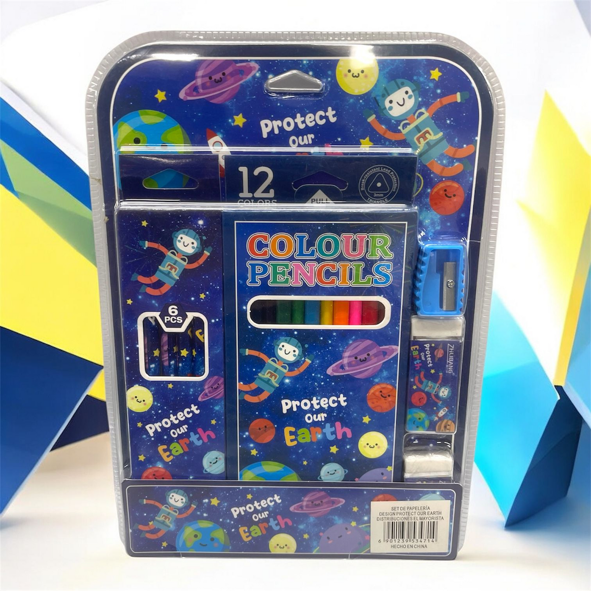 SET DE PAPELERIA DESIGN PROTECT OUR EARTH