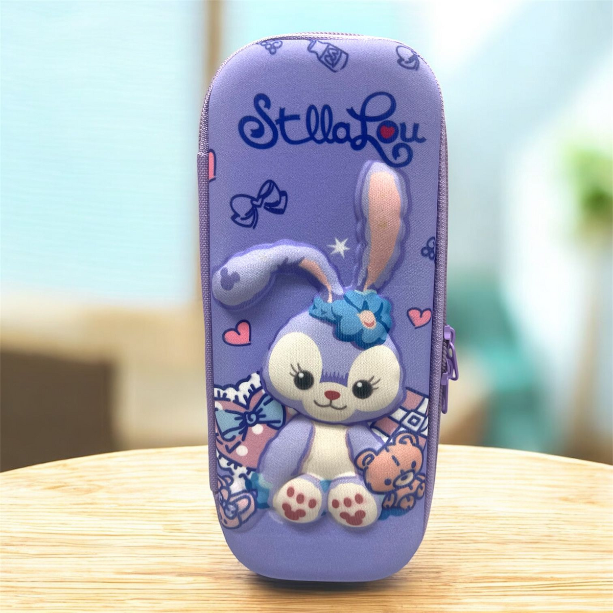 ESTUCHE PARA LAPICES DESIGN CUTE RABBIT 7X21 CM