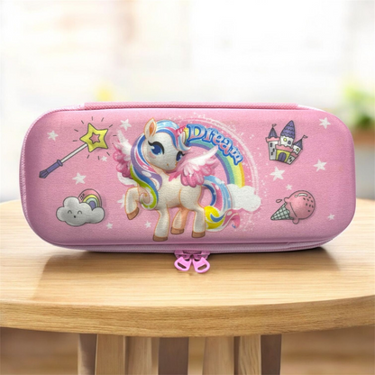 ESTUCHE PARA LAPICES DESIGN DREAM UNICORN 7X21 CM